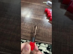 Moinhos de acabamento de aço de tungstênio com geometria e revestimentos de borda de corte versáteis