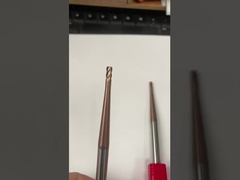 4.0mm Carbide sólido conique bola nariz final moinho TiCN revestido CNC corte de moagem de corte de gravura Bit