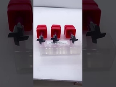 Moinho de extremos de carburo sólido Ferramentas especiais de corte de metal de cauda de palha personalizada